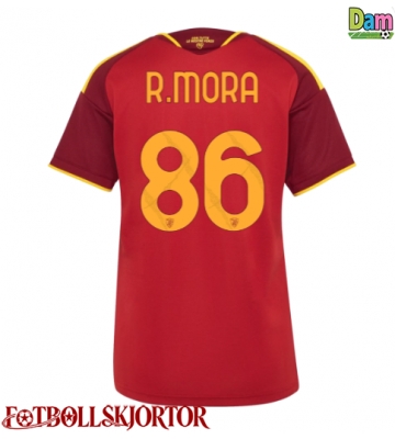 AS Roma Rodrigo Mora #86 Hemmatröja Dam 2026-27 Kortärmad